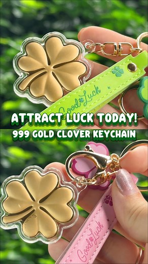 🍀 Newly Launched! Our 999 Gold Clover Keychain is the perfect blessing to wish your loved ones a prosperous new year! Get it now for just $49! ✨ Launch Promo: 2 For $89! (U.P $178) 🩷🍀: Available in Pink & Green ✨ Brand New 999 Gold Keychain ✨ Fuss-free Exchange Policy ✨ Buy Now Pay Later with 0% Interest ✨ Get them right after the 1st payment ✨ Fast & Secure Shipping "The keychains were so cute! Love it!!" -Azean N. (Happy MoneyMax Online Customer) | MoneyMax
