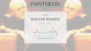 Walter Koenig Biography | Pantheon