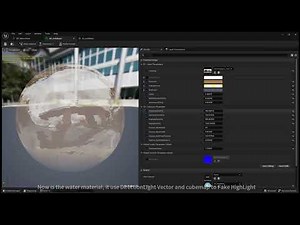 Unlit Translucent Water Material in Unreal Engine 5