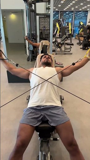 Cable Y raises. Shoulder workout. Isolating movement