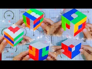 Top 5 Rubik'sCube Patterns (Part-9) || Step By Step || Easy tutorial || Rubik'sCube patterns ||