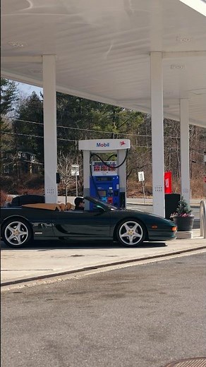 Gas run with a 1997 Ferrari 355 Spider.