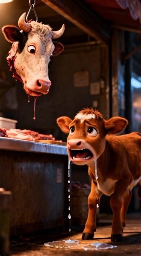 The Owner Sold His Cow to the Slaughterhouse #ai​ #animals​ #cow​ #sold​ #aivideo