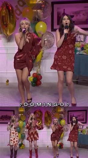 環球音樂 西洋 Universal Music Taiwan on Instagram: "#Domingo 宇宙無限擴張❤️‍🔥 繼 Ariana Grande #亞莉安娜 登上 #SNL 大唱變奏版 “Espresso” #SNL 50周年 Sabrina Carpenter #莎賓娜卡本特 加入熱情演唱《魔法壞女巫》等經典歌曲 最新續集選定 #泰勒絲 主打單曲 以及 LADY GAGA #女神卡卡 ”Abracadabra” 由莎賓娜領唱全新版本重回 #Domingo 宇宙🤩 — 收聽連結🔎個人檔案lnk.bio Repost from SNL #SabrinaCarpenter #TaylorSwift #LadyGaga #MAYHEM #MAYHEMBALL"