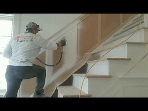 Spraying with HVLP 9.5 graco sprayer