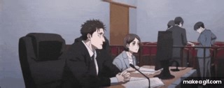 Higuruma stressed on Make a GIF