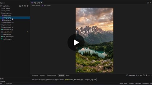 Python SIFT Panorama Stitcher with OpenCV | Dinuth Diruksha posted on the topic | LinkedIn