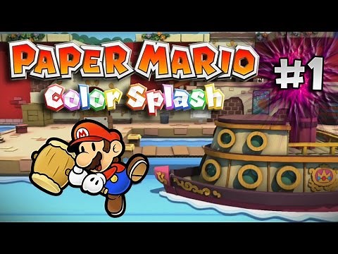 PAPER MARIO COLOR SPLASH | PART 1 | THE POWER OF COLORS