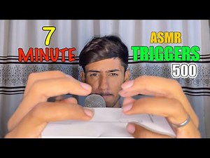 ASMR 500 Triggers in 364 Seconds