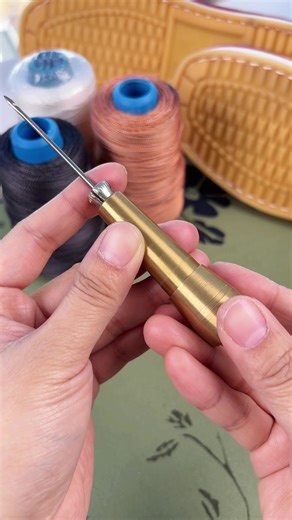 Leather Repair Cone Tool, Shoe Repair Needle Punch, Hole Puncher, Strengthen Nylon Thread, Durable Leather Patching Kit, Sewing Tools