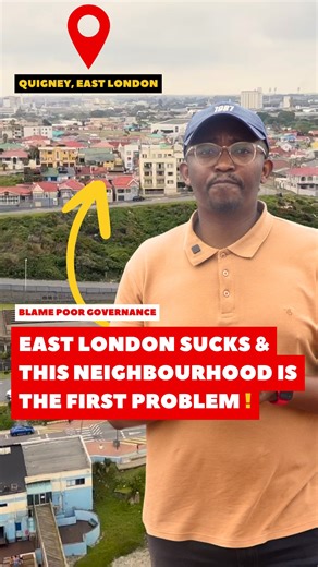Zimasa “Gcaga” Vabaza on Instagram: "EAST LONDON SUCKS AND THIS NEIGHBOURHOOD‘S DECLINE IS TO BLAME! When a neighborhood with every advantage—beachfront location, R1 billion in planned investment, proximity to three universities—still collapses into urban decay, something is fundamentally broken. This deep dive into Quigney, East London explores why South Africa’s urban development zones fail, how students became scapegoats for systemic neglect, and whether Eastern Cape municipalities have the g