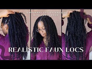 Realistic Faux Locs Tutorial 🥰 | Making Locs Using a Loc Machine