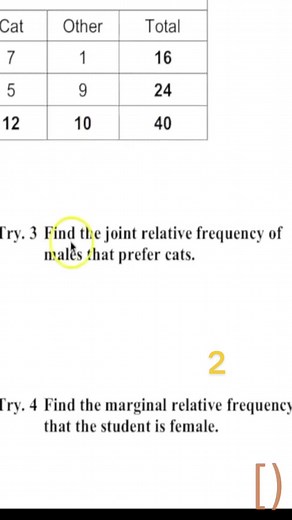 Finding Probability with Two-Way Tables in Statistics