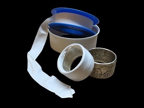 The "Swedish Wrap Method" for Making a Small Morgan Dollar Coin Ring; FULL VIDEO