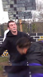 Right before the bell 💥 #boxing #knockout | Streetbeefs