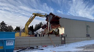 27K views · 439 reactions | The former Nelson's Hardware store building is coming down today as part of the Baileys Harbor waterfront project. The area will be the site of a public park. | Peninsula Pulse Newspaper | Facebook