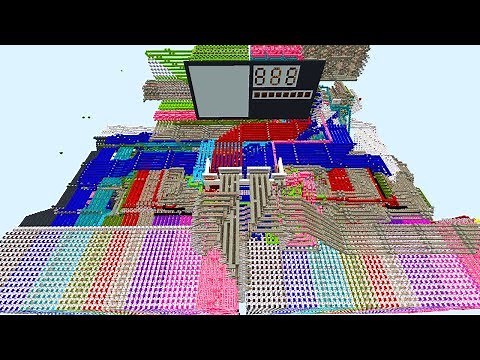 Der KRASSESTE Quad Core REDSTONE Computer! - Minecraft Map