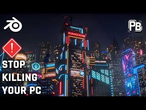 STOP Killing your PC when Building Cities in Blender!