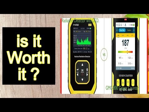 Review- Radiation Detector with LCD. vs GMC-800 Geiger Counter