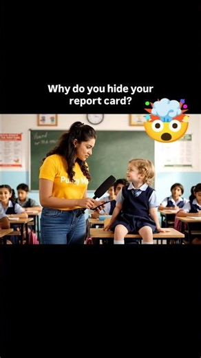 Why did you hide your report card? 😂 Funniest kid interview ever! #shorts #youtubeshorts