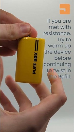 The Puff Box - Refill Not Fitting Error