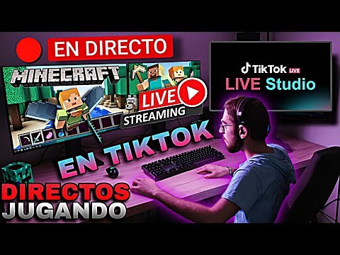 Como HACER STREAM en TIKTOK desde PC | Directos de Juegos en Tiktok | Tiktok Live Studio