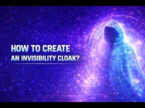 How to create an invisibility cloak using physics?