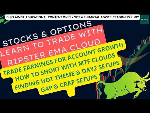 Stock Market Strategies with Ripster Clouds : Trading Earnings and MTF Cloud Setups for Consistency