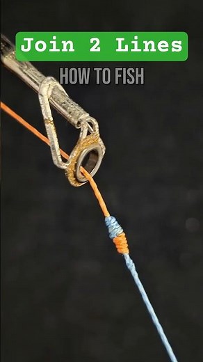 Master Knot to join 2 fishing lines #fishing #fishingline #fishingknot