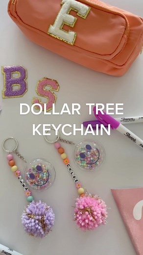 DIY Keychain Ideas from the Dollar Store