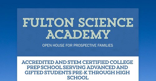 FULTON SCIENCE ACADEMY