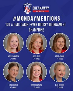 Congrats to our student-athletes on an awesome weekend competing and doing what they love! #mondaymentions | Breakaway Academy