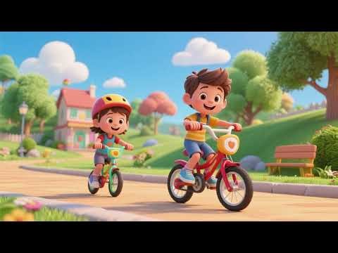 Bike Kids Song 2 | Fun Biking Song for Kids | Learn & Sing Along!