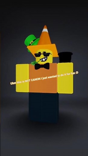 leprechaun conehead! #roblox #robloxanimation #memes #robloxavatar