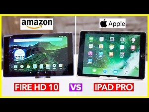 New Amazon Fire HD 10 Tablet Review (iPad Pro vs Fire HD) + GIVEAWAY!