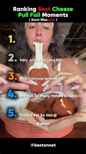 Ranking Best Cheese Pull Fail Moments.