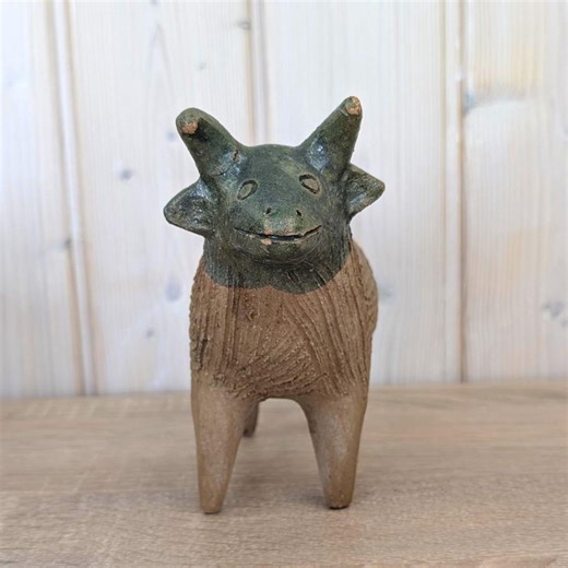 Vintage Mexican Pottery Goat Figurine, Folk Art Bull Terracotta Sculpture, Handmade Mexico, 1960s - Etsy