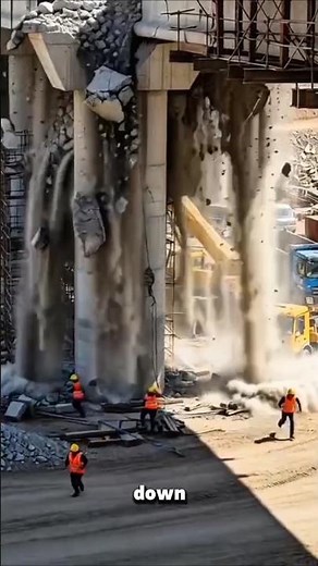 Bridge Under Construction Suddenly Collapses in Seconds 😱 | Realistic Structural Failure 8K