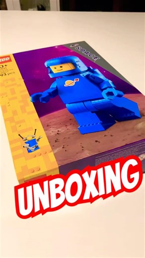LEGO Upscaled Classic Spaceman Unboxing #shorts #lego #afol