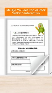 🔠 ¿Sabías que leer no empieza con las palabras… sino con las sílabas? Cuando tu hijo domina este paso, ¡la lectura se vuelve mágica! ✨ 📚 Pack de Lectura Silábica: más de 255 actividades paso a paso para que tu pequeño aprenda a leer desde cero, de forma divertida y sin frustraciones. ✅ Sílabas simples, compuestas e inversas ✅ Actividades lúdicas y progresivas ✅ Resultados reales comprobados 🎁 Incluye GRATIS: 📘 Cuadernillo de caligrafía Montessori 📖 Extra de comprensión lectora 💬 “Mi hijo n