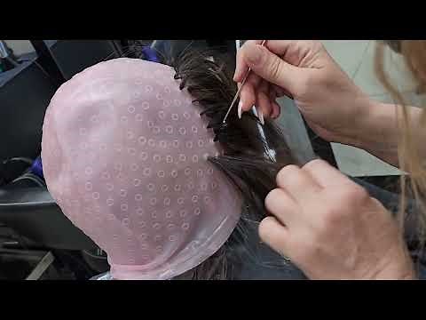 How to do Highlight With Cap? Highlighting Hair With Cap Easy and Fast!