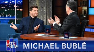 In the second part of his interview, Michael Bublé and our host burst into song, doing the classic sea shanty, “Barrett’s Privateers.” Michael’s new album, “Higher,” is available everywhere on March 25th. | The Late Show with Stephen Colbert