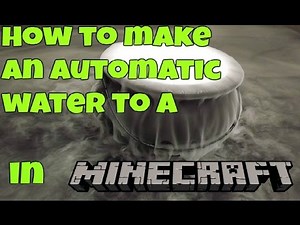 Minecraft - How to make an Automatic Water to a Cauldron (Nether)