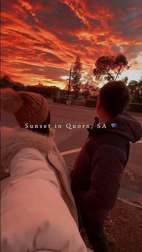 Stunning sunset in Quorn, South Australia 🇦🇺 #travel #australia #southaustralia #flindersranges