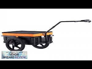 VEVOR Bike Cargo Trailer 88 lbs Load Capacity Heavy-Duty Bicycle Wagon Cart Review