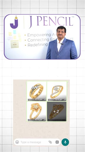 J Pencil on Instagram: "Selling Jewellery Without Inventory — This Is Not New. We Just Made It Smarter. Our Co-Founder Aswani Kumar explains👇 🔹 Olden Days Retailers didn’t stock everything. They sourced jewellery from nearby stores, showed it to customers, and closed the sale. 🔹 Then Came Bombay B2B Albums Printed albums. Images on paper. Orders placed based on trust and relationships. 🔹 Internet Changed Everything WhatsApp became the new album. Retailers shared product images from fellow re