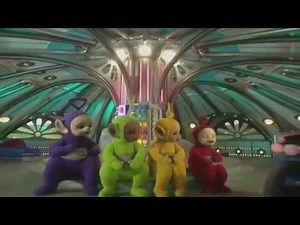 Teletubbies follow leader dance