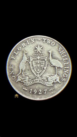 🇦🇺 Australia 1927 – Florin & Shilling - #King #History #silver #australia #iran #uk #collection