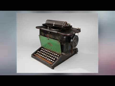 Sholes And Glidden Typewriter