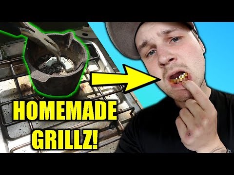 I Tried Making REAL GRILLZ AT HOME For FREE!! (THIS IS HOW IT TURNED OUT..)